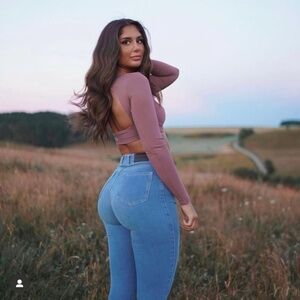 Fitjeans Flared - Arctic Light Blue